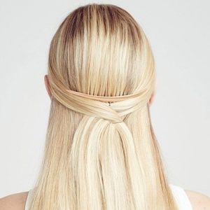 Jen Atkin Gold Smooth Crescent Hair Comb